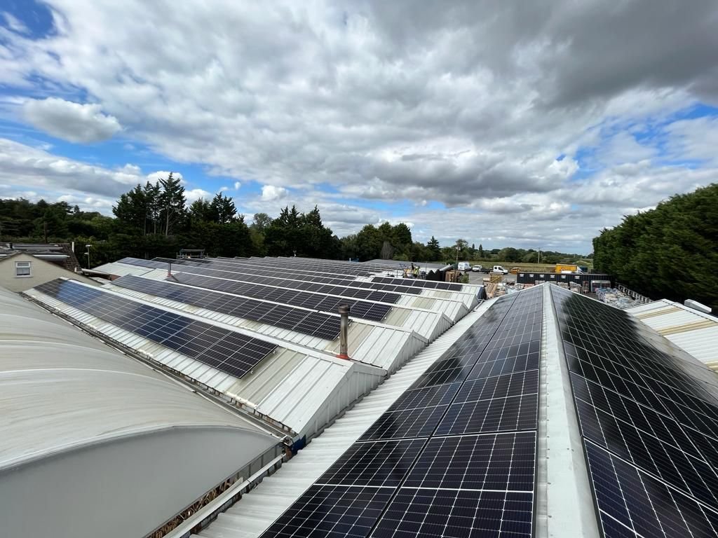 nuyard garden centre roof mounted solar panels nuyard garden centre roof mounted solar panels image 1