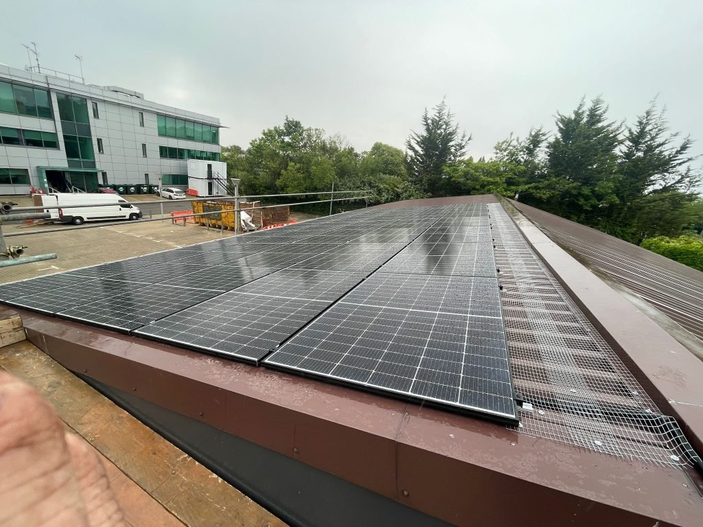 HES Estate Management 14.5KW Roof Mounted Solar Panel PV Install